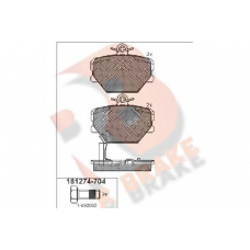 RB1274-704 R BRAKE Комплект тормозных колодок, дисковый тормоз