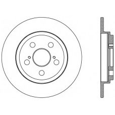 BDA2582.10 OPEN PARTS Тормозной диск