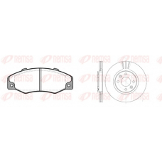 8220.01 REMSA Комплект тормозов, дисковый тормозной механизм