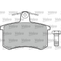 598125 VALEO Комплект тормозных колодок, дисковый тормоз