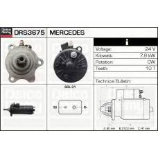 DRS3675 DELCO REMY Стартер