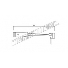 SU.129 TRUSTING Сигнализатор, износ тормозных колодок