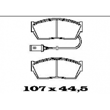 BL1240A2 FTE Комплект тормозных колодок, дисковый тормоз