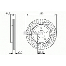 0 986 479 A19 BOSCH Тормозной диск