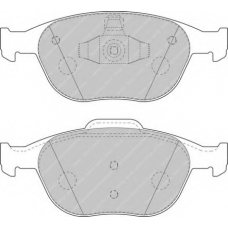 FDB1568 FERODO Комплект тормозных колодок, дисковый тормоз