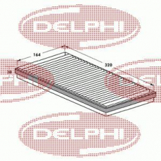 TSP0325066 DELPHI Фильтр, воздух во внутренном пространстве