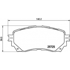 P 49 048 BREMBO Комплект тормозных колодок, дисковый тормоз