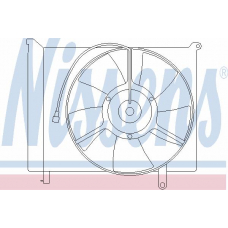 85351 NISSENS Вентилятор, конденсатор кондиционера