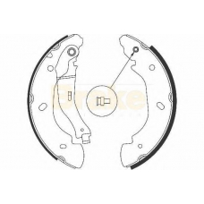 SH2583 BRAKE ENGINEERING Комплект тормозных колодок