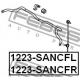 1223-SANCFL<br />FEBEST<br />Тяга / стойка, стабилизатор