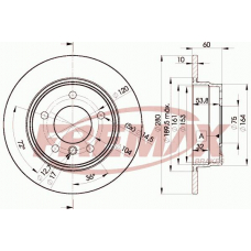 BD-8936 FREMAX Тормозной диск