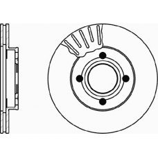 MDC563 MINTEX Тормозной диск
