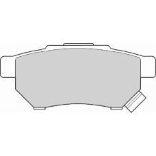 FD6458N NECTO Комплект тормозных колодок, дисковый тормоз