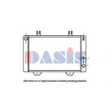 250000N AKS DASIS Радиатор, охлаждение двигателя