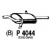 P4044 FENNO Глушитель выхлопных газов конечный