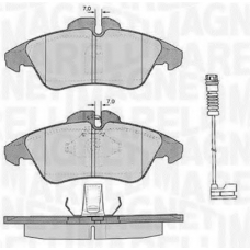 363916060321 MAGNETI MARELLI Комплект тормозных колодок, дисковый тормоз