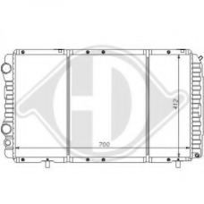 8109140 DIEDERICHS Радиатор, охлаждение двигателя