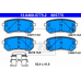 13.0460-5775.2 ATE Комплект тормозных колодок, дисковый тормоз