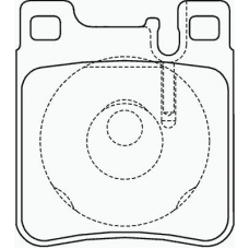 MDB1627 MINTEX Комплект тормозных колодок, дисковый тормоз