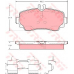 GDB1293 TRW Комплект тормозных колодок, дисковый тормоз