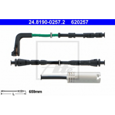 24.8190-0257.2 ATE Сигнализатор, износ тормозных колодок
