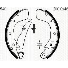 8100 24540 TRIDON Brake shoes