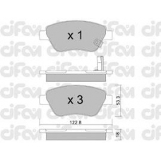 822-321-2 CIFAM Комплект тормозных колодок, дисковый тормоз