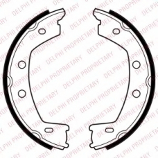 LS2030 DELPHI Комплект тормозных колодок, стояночная тормозная с