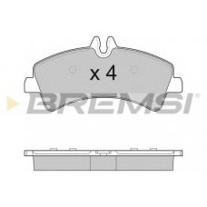 BP3291 BREMSI Комплект тормозных колодок, дисковый тормоз