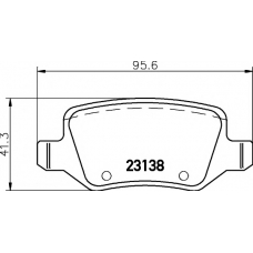 T1530 PAGID Комплект тормозных колодок, дисковый тормоз