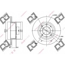 BD1109 DJ PARTS Тормозной диск