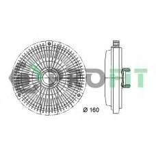 1720-3017 PROFIT Сцепление, вентилятор радиатора