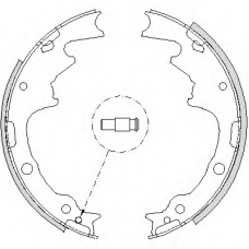 4188.01 REMSA Комплект тормозных колодок