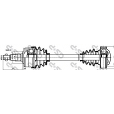 235016 GSP Приводной вал