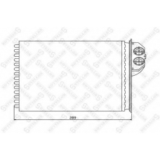 10-35091-SX STELLOX Теплообменник, отопление салона