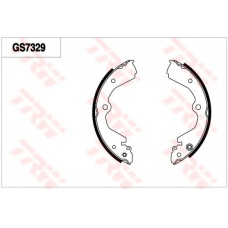 GS7329 TRW Комплект тормозных колодок