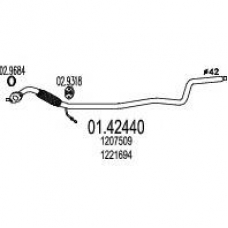 01.42440 MTS Труба выхлопного газа