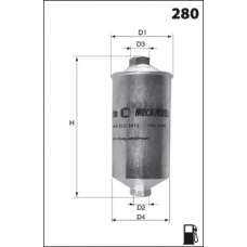 ELE6012 MECAFILTER Топливный фильтр