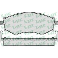 05P563 LPR Комплект тормозных колодок, дисковый тормоз