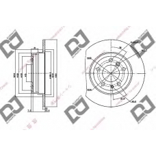 BD1163 DJ PARTS Тормозной диск