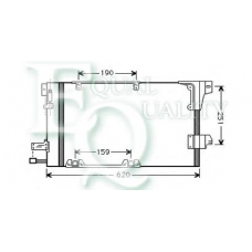 CO0138 EQUAL QUALITY Конденсатор, кондиционер