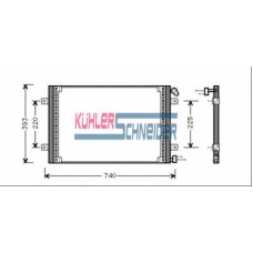 0924301 KUHLER SCHNEIDER Конденсатор, кондиционер