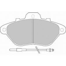 FD6187A NECTO Комплект тормозных колодок, дисковый тормоз