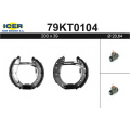 79KT0104 ICER Комплект тормозных колодок