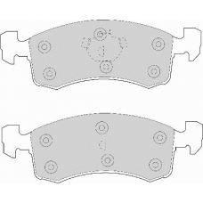 FD6512A NECTO Комплект тормозных колодок, дисковый тормоз