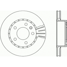 BDR1407.20 OPEN PARTS Тормозной диск