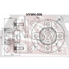 HYWH-006 ASVA Ступица колеса