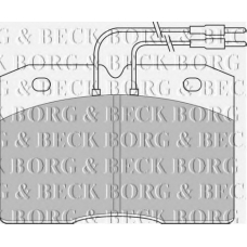 BBP1133 BORG & BECK Комплект тормозных колодок, дисковый тормоз