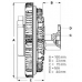 0720002054 BERU Сцепление, вентилятор радиатора