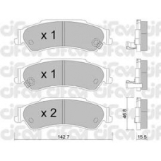 822-722-0 CIFAM Комплект тормозных колодок, дисковый тормоз